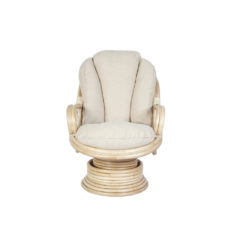 Reef wicker-cane-rattan-conservatory furniture swivel rocker chair