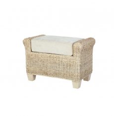Rossby wicker cane rattan conservatory furniture footstool