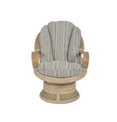 Shore-wicker-cane-rattan-conservatory furniture swivel rocker chair