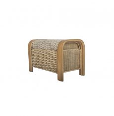 Surf-wicker-cane-rattan-conservatory furniture leg rest ottoman