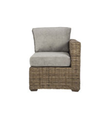 Terrain wicker-cane-rattan-conservatory furniture end chair