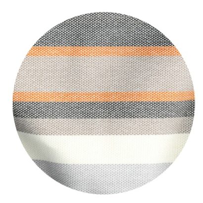 Orange stripe outdoor fabric